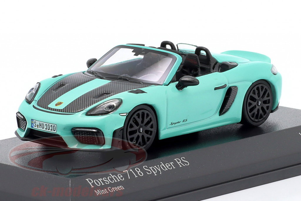 Tarmac Works 1:64 Porsche 718 (982) Spyder RS 2023 ミントグリーン