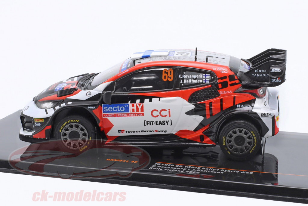 Ixo 1:43 Toyota GR Yaris Rally1 Hybrid #69 Rallye Finland 2024