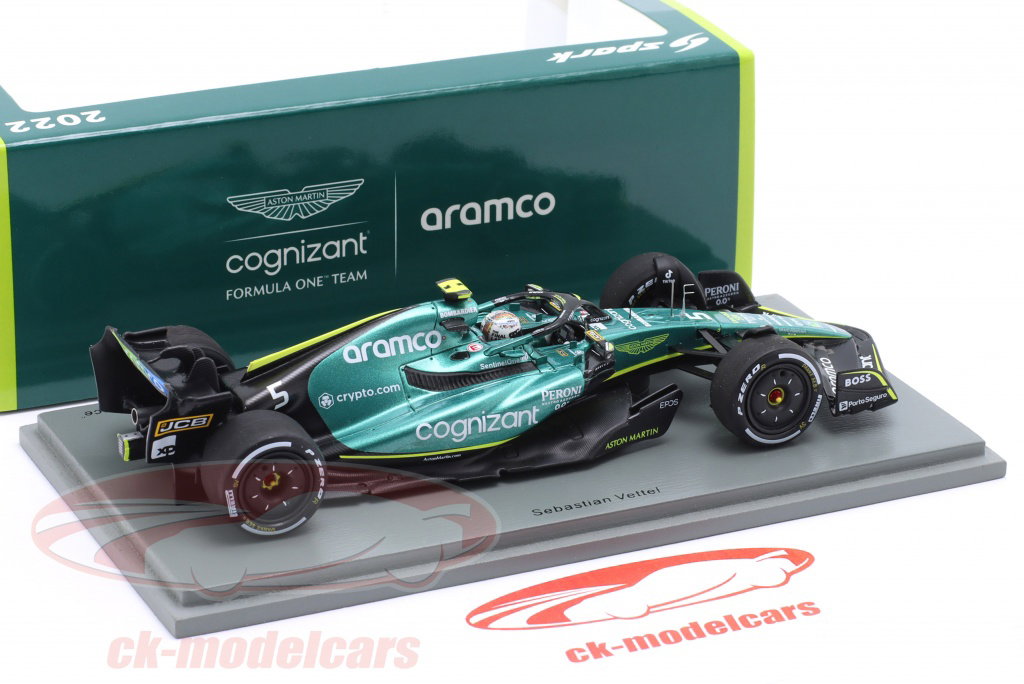 Spark 1:43 S. Vettel Aston Martin AMR22 #5 Last Race Abu Dhabi GP