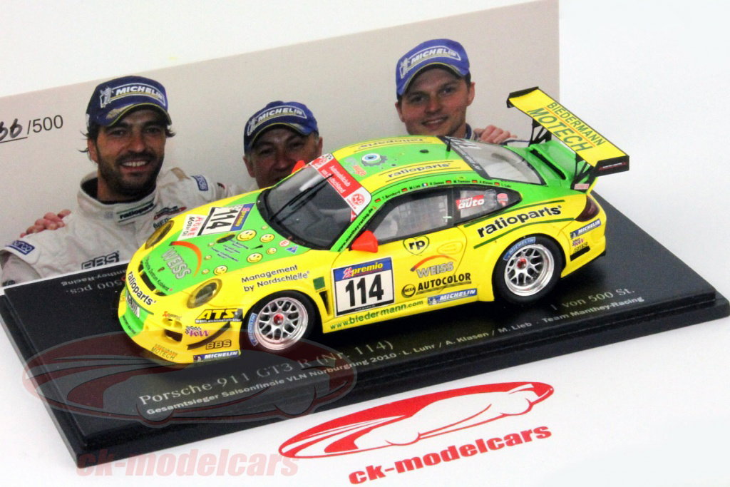 Spark 1:43 Porsche 911 (997) GT3 R #114 VLN ニュルブルクリンク