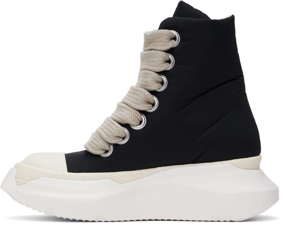 Rick Owens DRKSHDW Black Porterville Jumbo Laced Abstract Sneakers