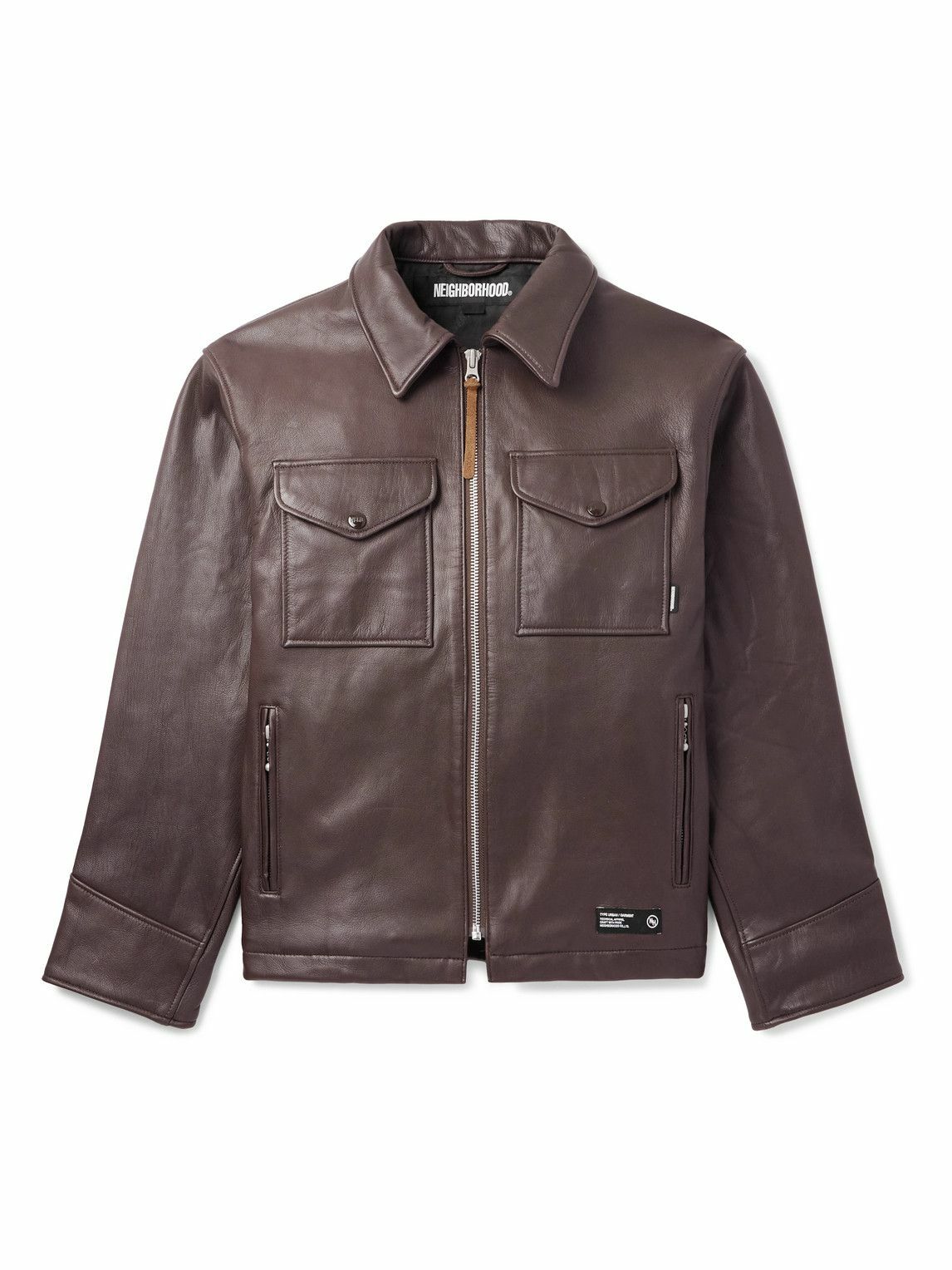 Neighborhood - PM Leather Jacket - Brown Neighborhood
