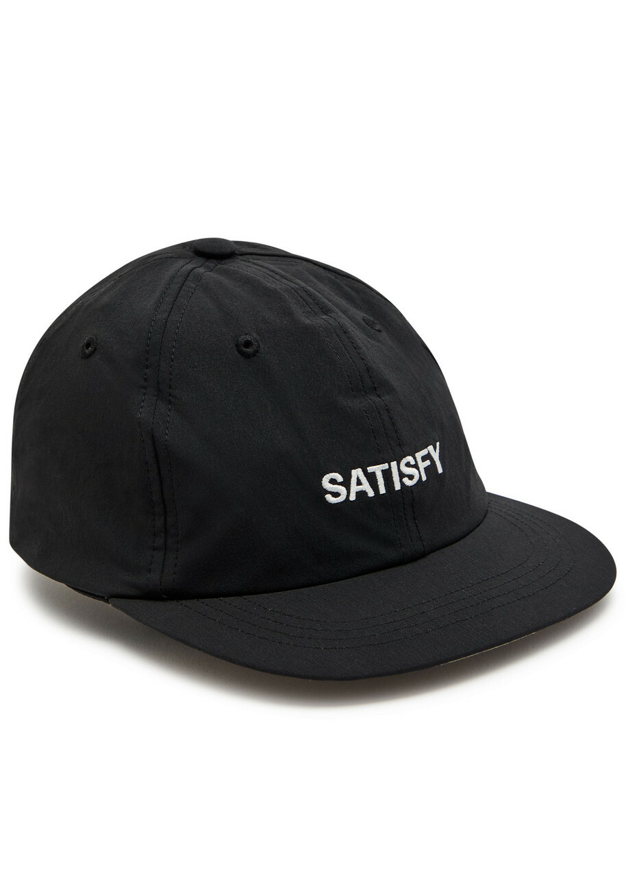 Satisfy Men's Peaceshell Running Cult Member Cap in Black Satisfy