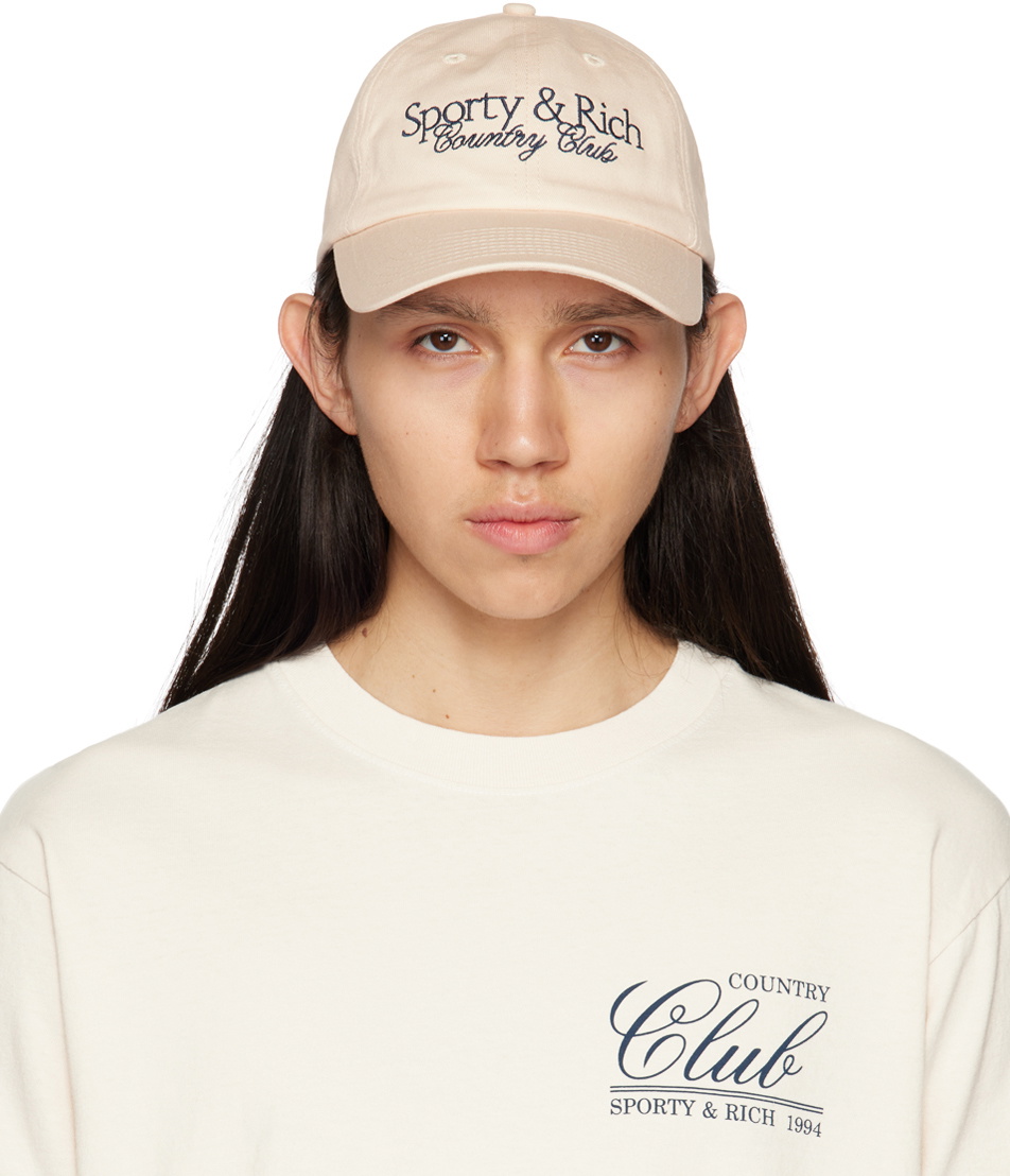 Sporty & Rich Beige 'Country Club' Cap Sporty & Rich