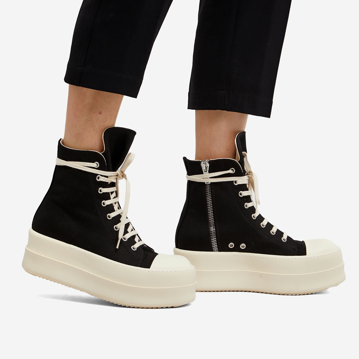 Rick Owens DRKSHDW Women's Mega Bumper Sneakers in Black Rick