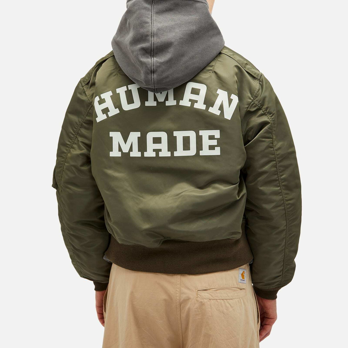 Human Made Men's Flight Jacket in Olive Human Made