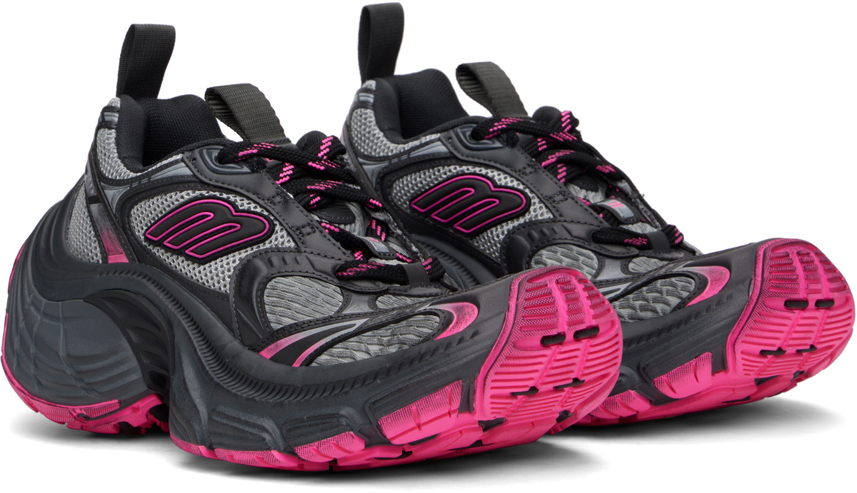 Balenciaga Black & Pink 10XL Sneakers Balenciaga