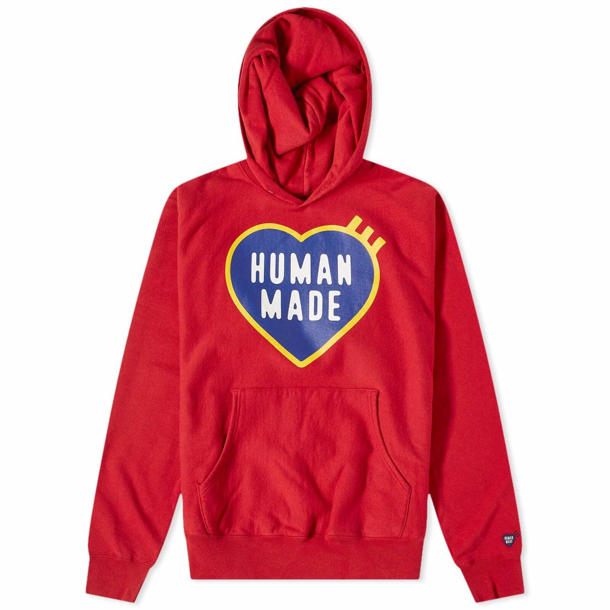 Human Made Men's Heart Logo Hoodie in Red Human Made