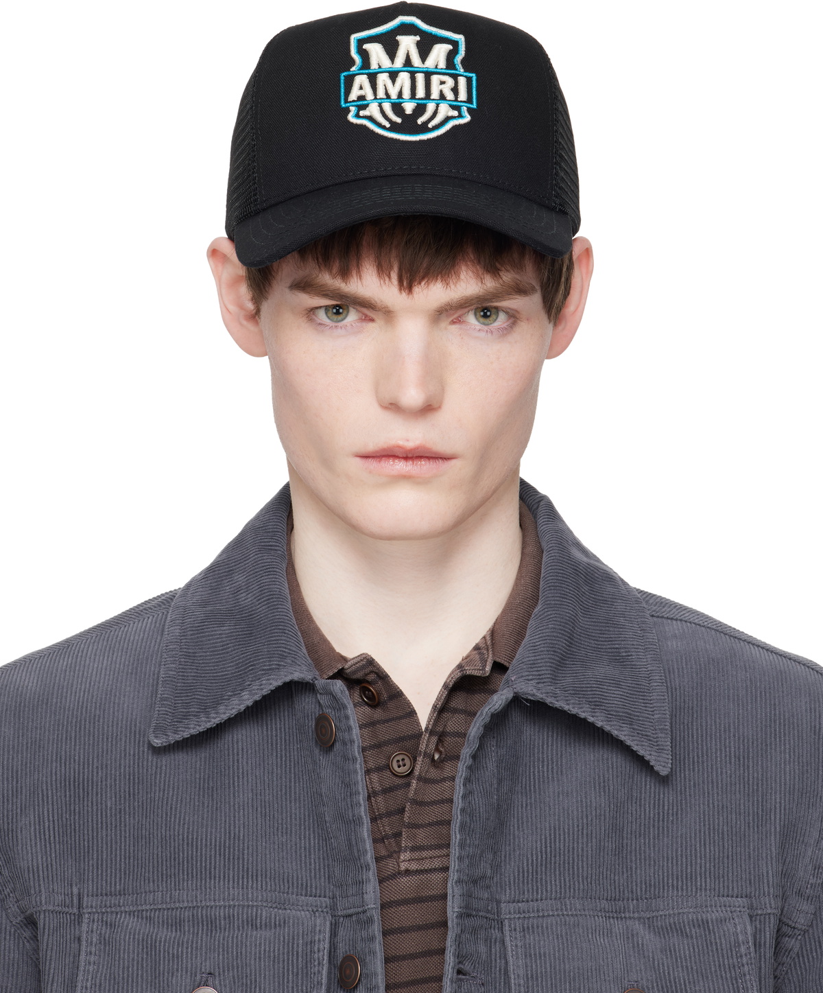 AMIRI Blue 'MA' Quad Bucket Hat Amiri