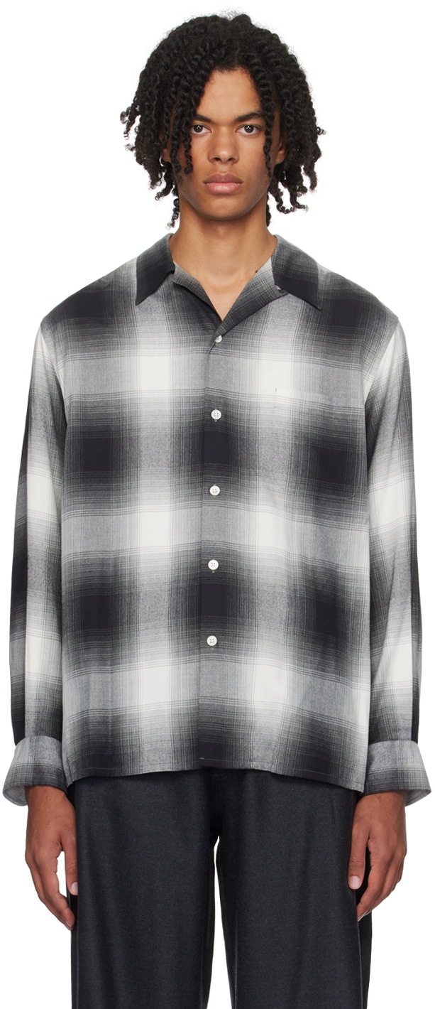 WACKO MARIA Black & White Check Shirt Wacko Maria