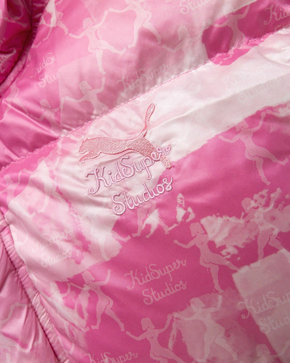 Puma X Kidsuper Mmq Aop Puffer Jacket Pink Down & Puffer Jackets Puma