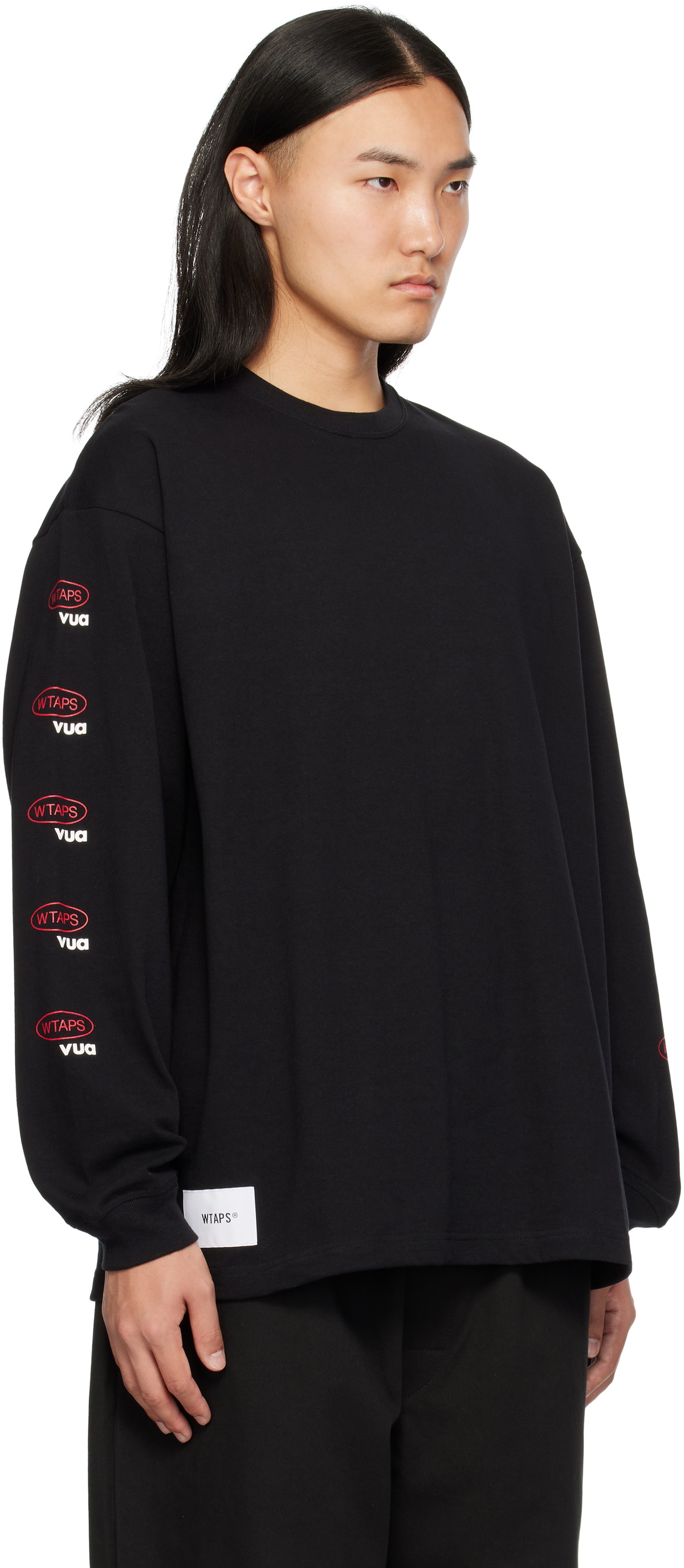 WTAPS Black Cut & Sewn 13 Long Sleeve T-shirt WTAPS