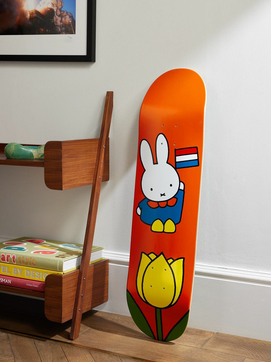 Pop Trading Company - Miffy Printed Wooden Skateboard Pop Trading