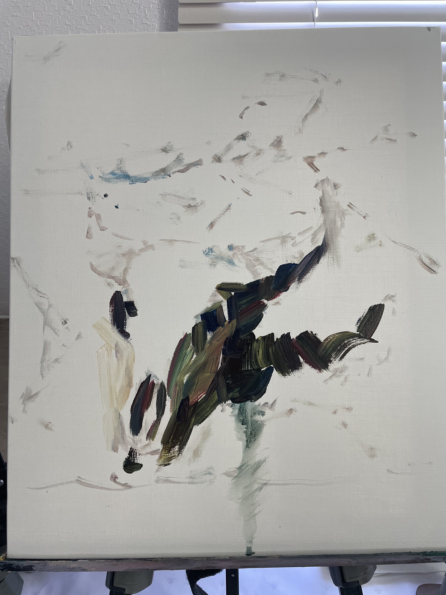 AZUMAs式油絵で牛骨を描く | 大阪 絵画教室 AZUMAs (デッサン教室