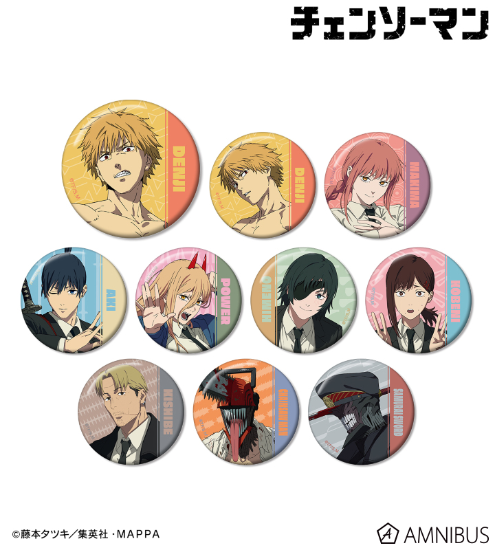 チェンソーマン 缶バッジ パワー アニメイト 特典 非売品 チェンソー