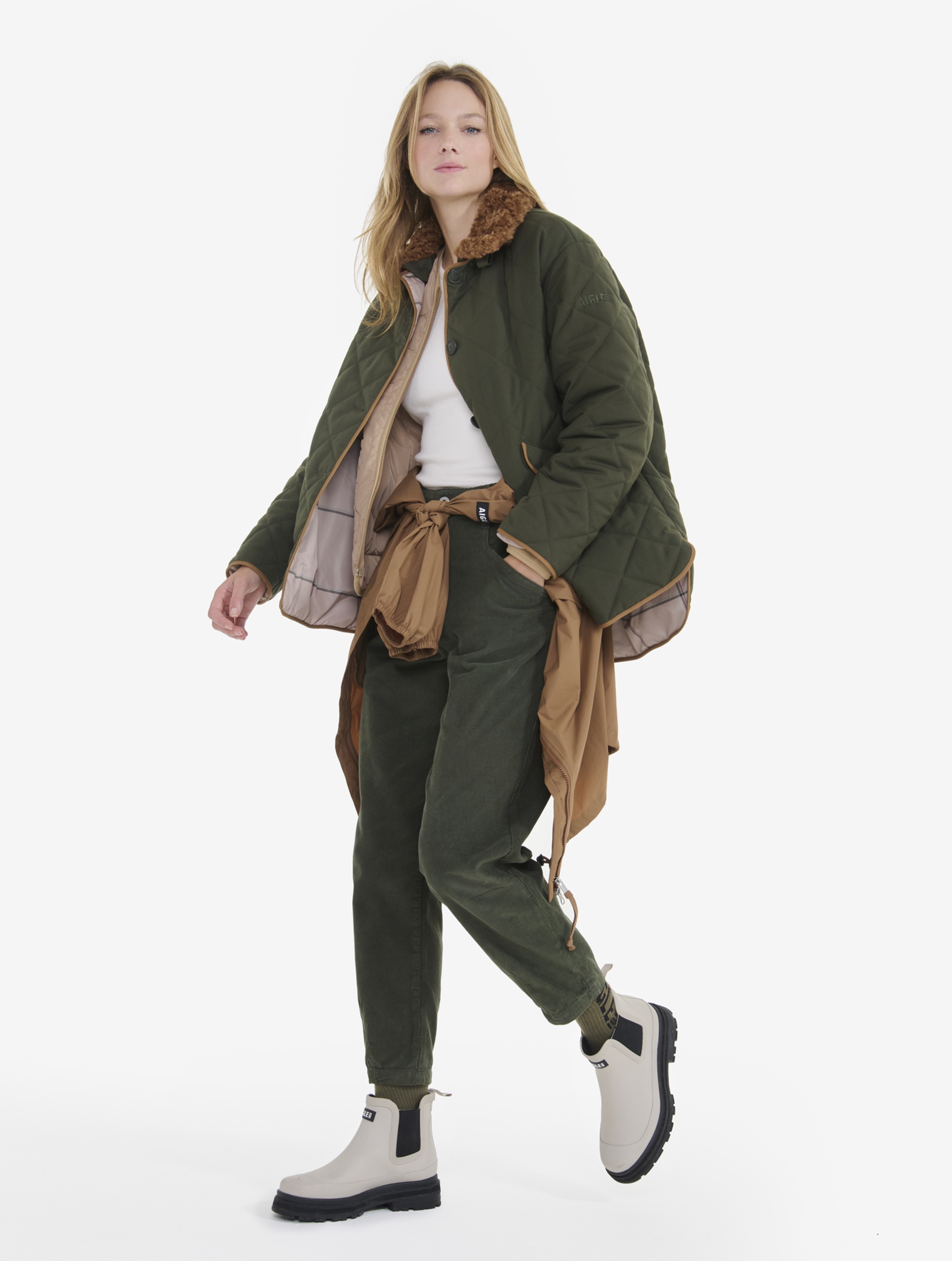 AIGLE エーグル シンサレート キルティングコート 中綿S AIGLE