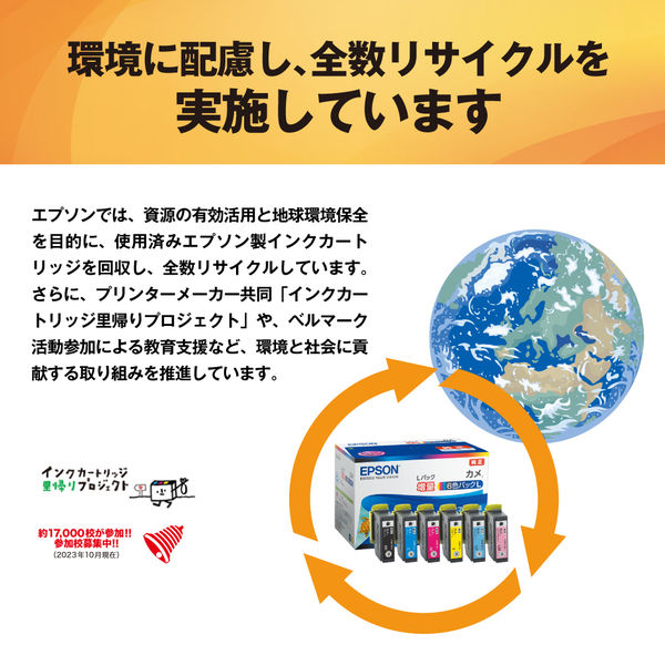 エプソン (EPSON) IC4CL84(虫めがね) 純正インクカートリッジ 4色