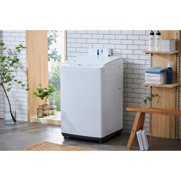 アイリスオーヤマ 全自動洗濯機 8.0kg洗剤自動投入 インバーター無 IAW