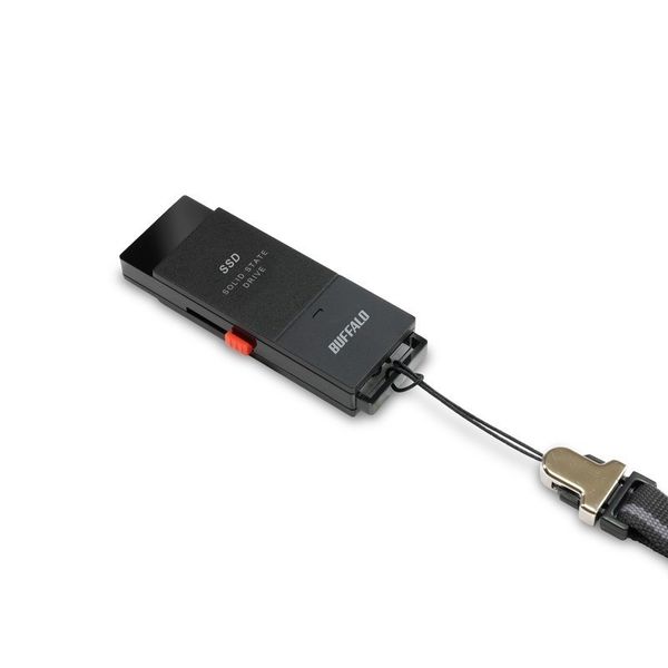 ポータブルSSD 2TB バッファロー 外付け 超小型 Type-Cコネクタ付属