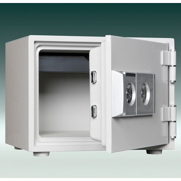 ダイヤセーフ ダブルキータイプ耐火金庫 (30分耐火) 17L DW30-1 1台 幅