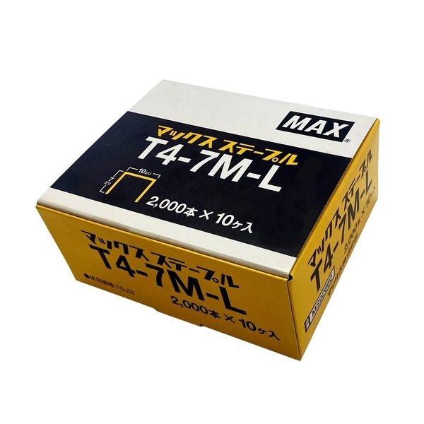 MAX ステープル T4ー7ML 20000本 MS92660 MS92660-20000 1セット