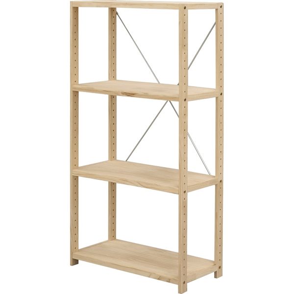 エイ・アイ・エス パインラック 4段 幅620×奥行300×高さ1214mm