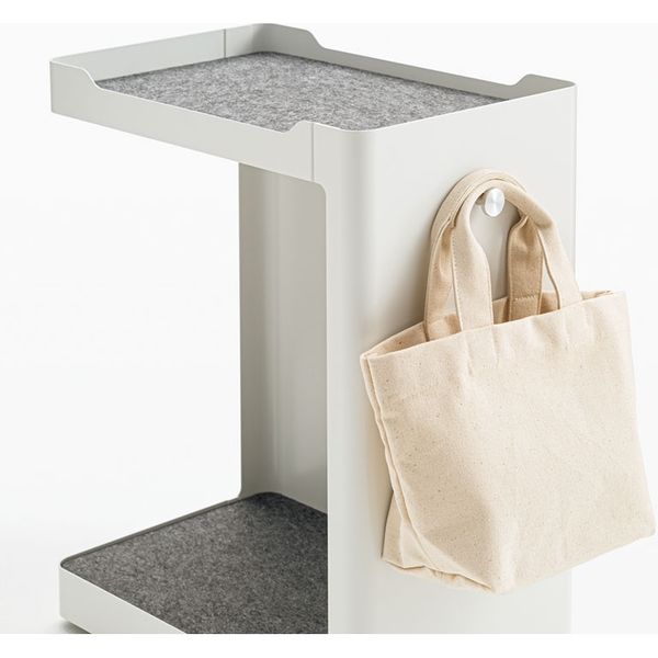 組立設置込】内田洋行 オープンサイドワゴン 右置き 幅280×奥行450×高