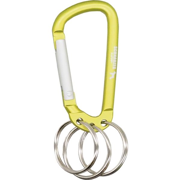 SCHNAUZER リング付カラビナ トリオ360 5色アソート RK-360（直送品