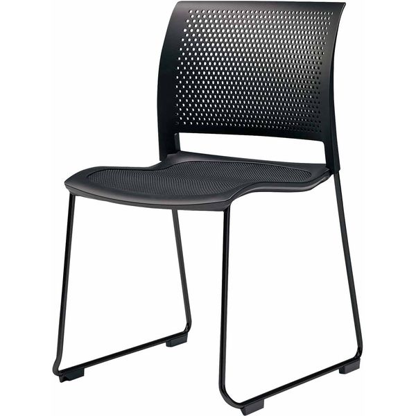 設置込】コクヨ スプライン 会議イス ブラック/ブラック CK