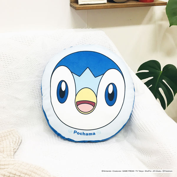 MORIPiLO ポケモン クッション(ポッチャマ もちもちフェイスクッション