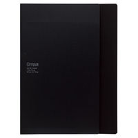 TTC 皮革調ブックカバーNo.14 A4 黒 325017 1個 - アスクル