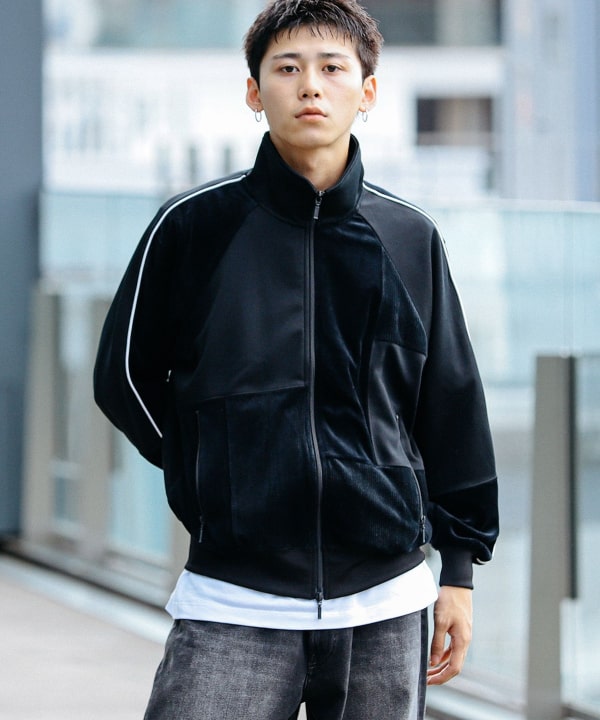 BEAMS BEAMS Jersey Track Jacket (Blouson Blouson) for sale | BEAMS