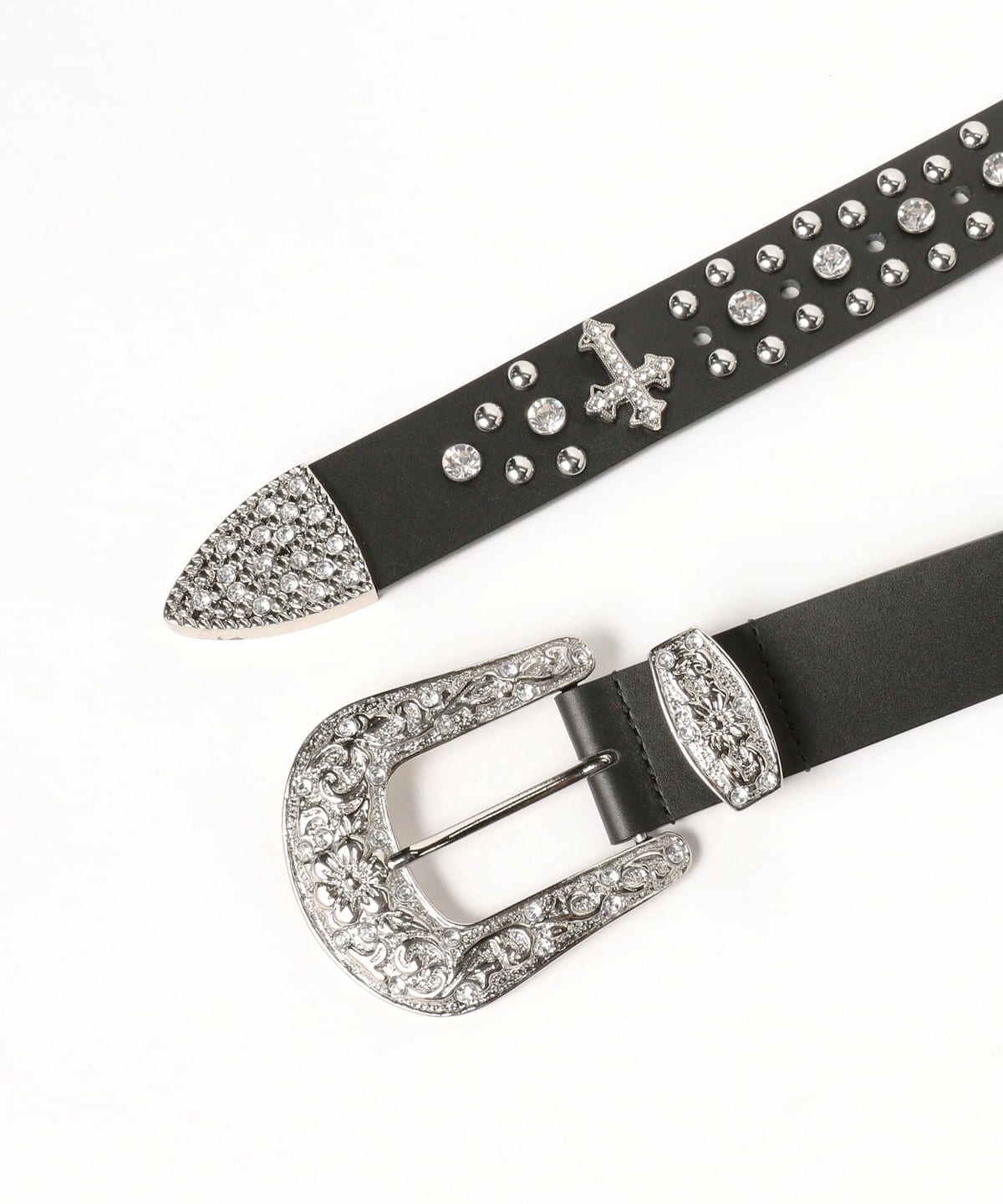 BEAMS FUTURE ARCHIVE / RHINESTONE BELT M 【公式通販】