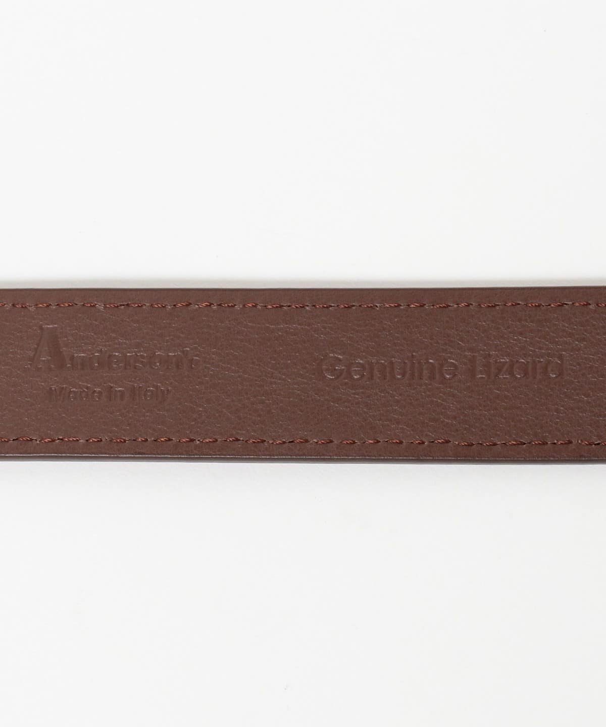 BEAMS F（ビームスF）Anderson's / リアルリザードレザー ラップド