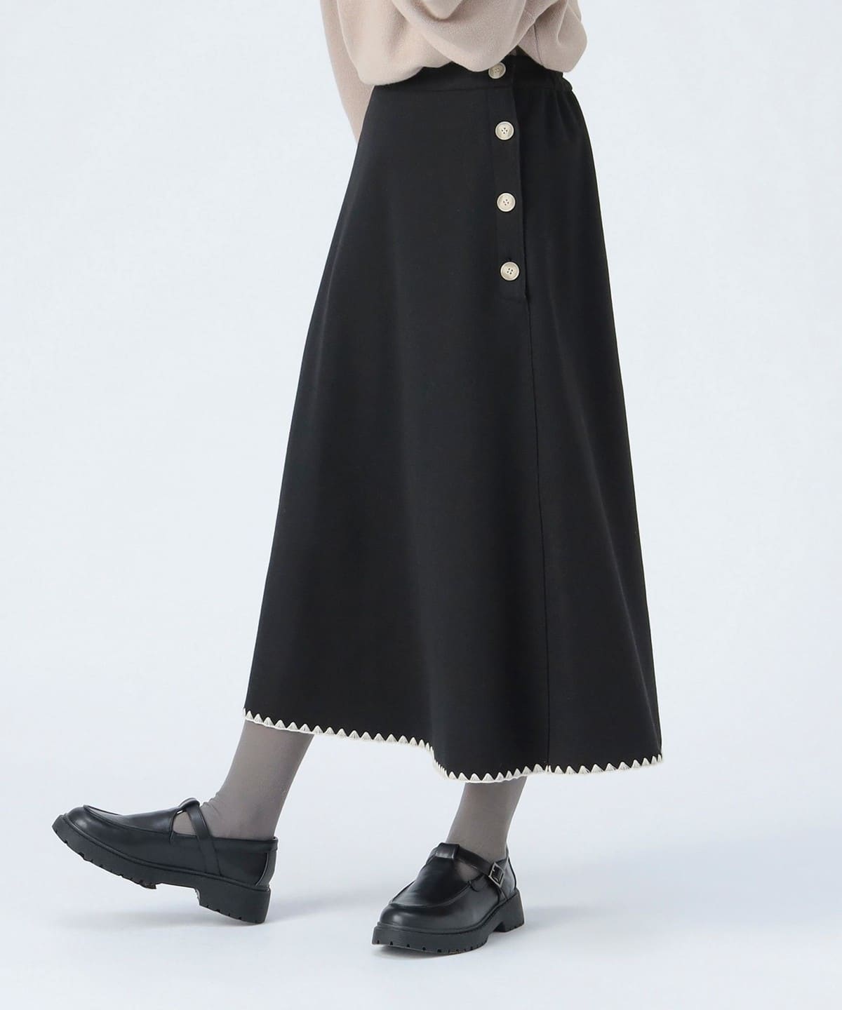 BEAMS HEART（ビームス ハート）【2/12再値下げ】ハマグリ刺繍 フレア