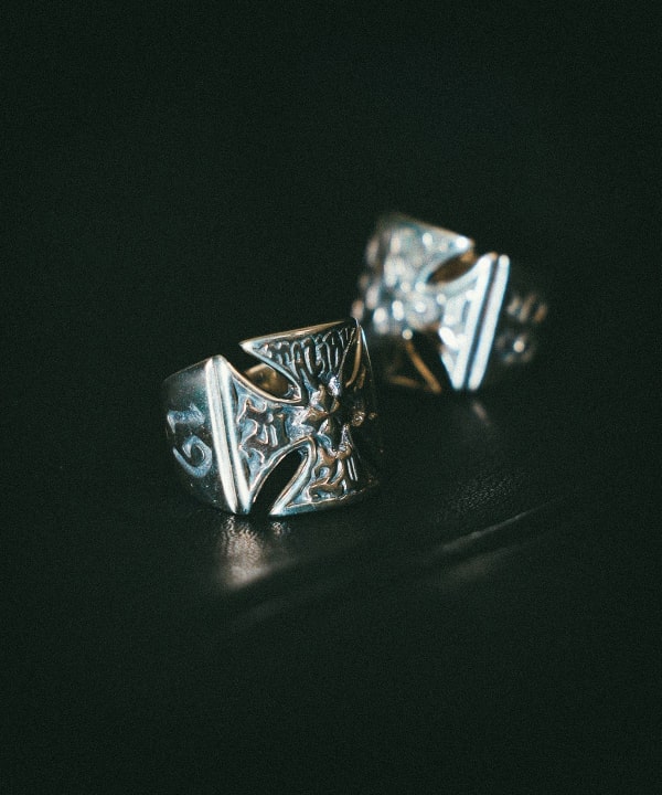 Bill Wall Leather（ビルウォールレザー）R456 - Malibu Cross Ring