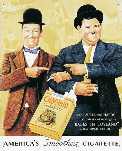 LAUREL & HARDY | Collectible retro metal signs for your wall
