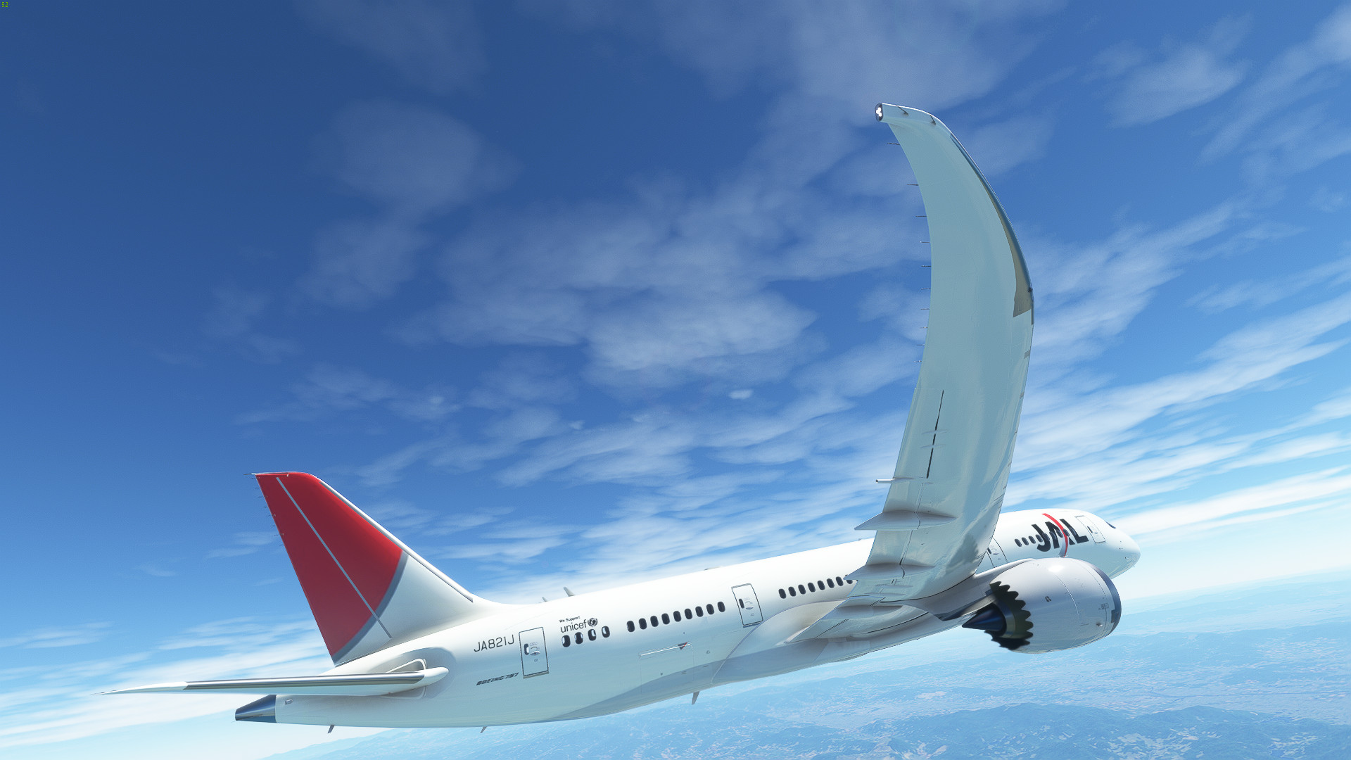 Japan Airlines Arc of Sun 787 太陽のアーク787テスト機（JA821J