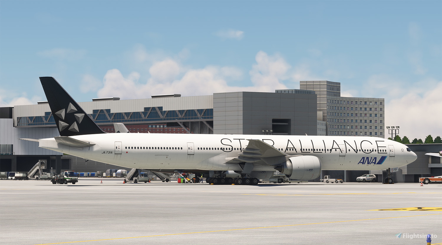 PMDG B777-300ER | All Nippon Airways | STAR ALLIANCE | JA731A for