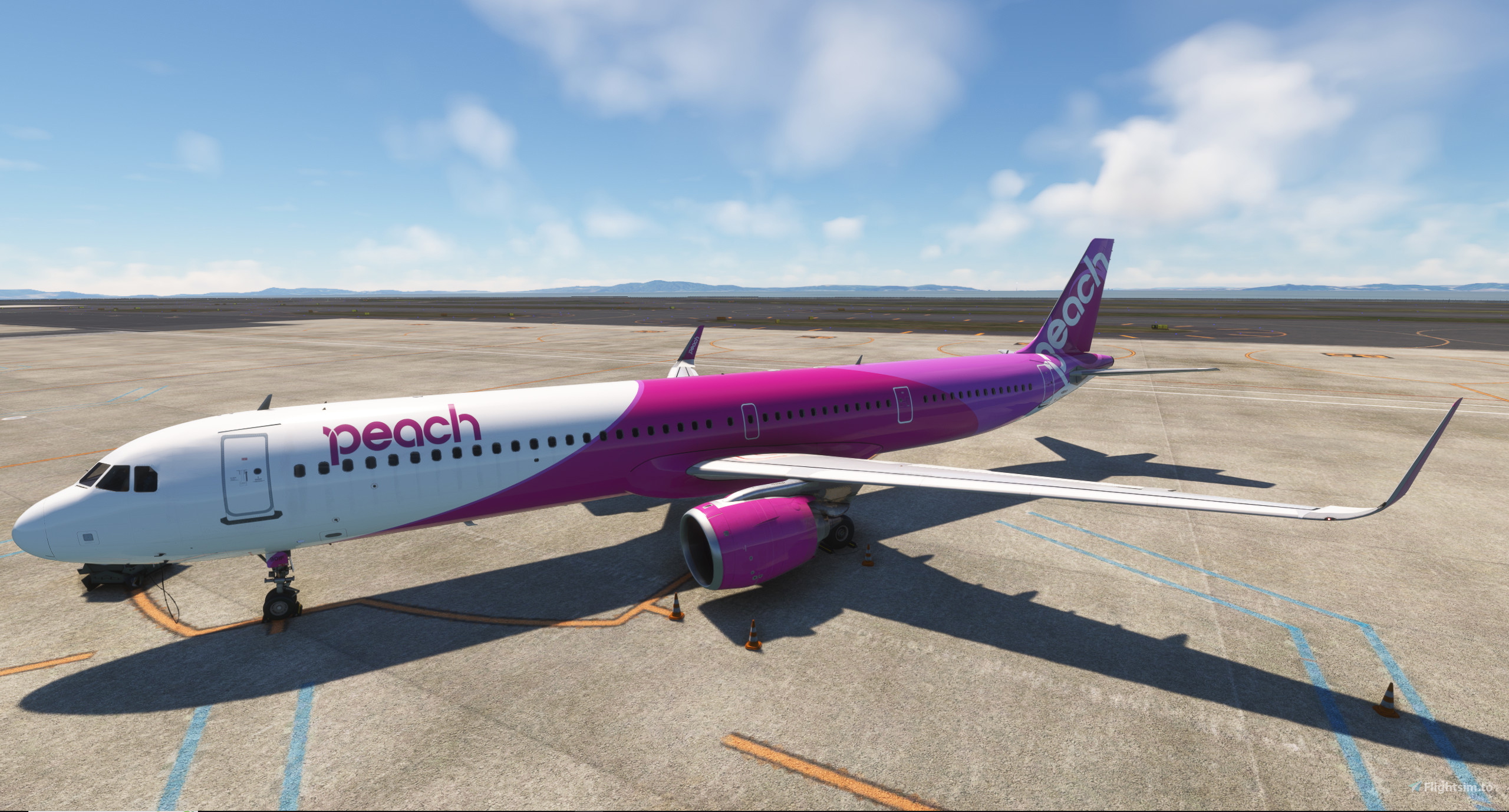 Fslabs A321neo Peach Aviation JA901P for Microsoft Flight
