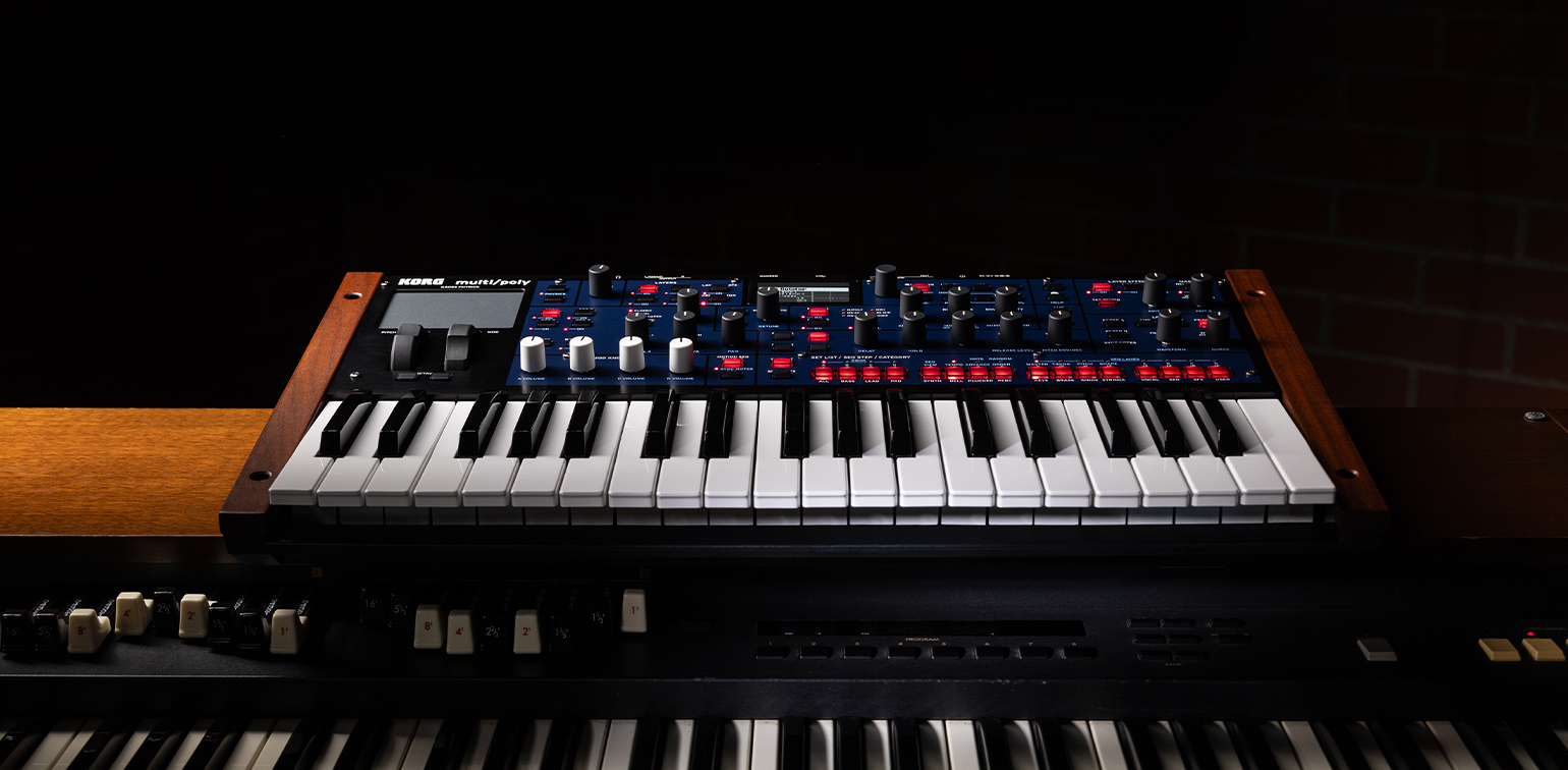 multi/poly - ANALOG MODELING SYNTHESIZER | KORG (Japan)