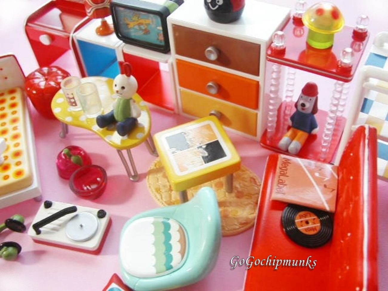 メガハウス☆レトロスタイル☆マイルームコレクション【ミニチュア家具