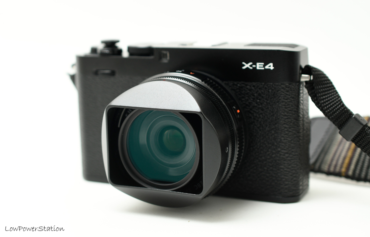 スクエアフード」装着でX-E4のレンズ周りは完成へ - 和田哲哉
