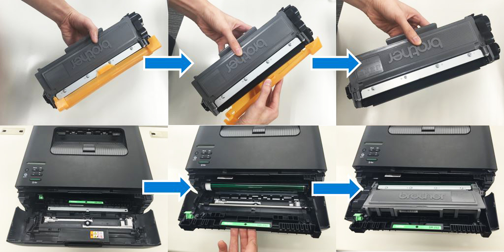 brother レーザープリンター おまけトナー、ドラム付 動作確認済