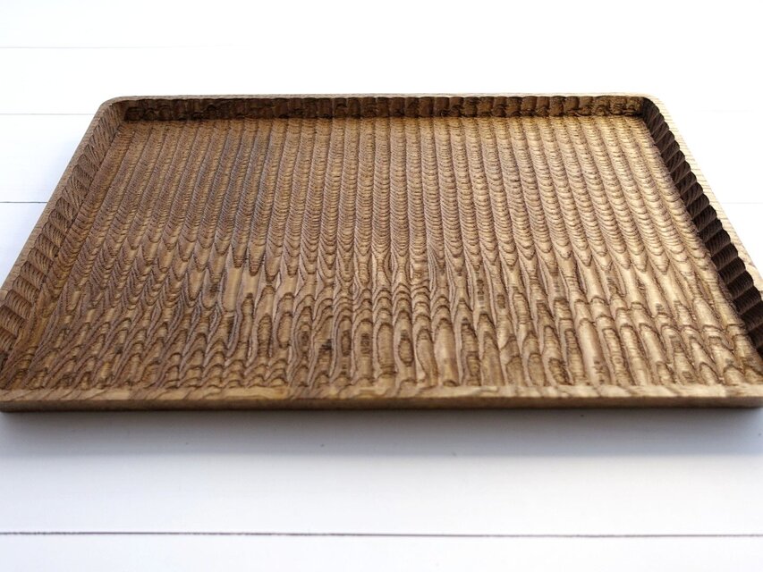 予約商品】我谷盆 栗 38×24×2.5cm ブラウン | iichi 日々の暮らしを
