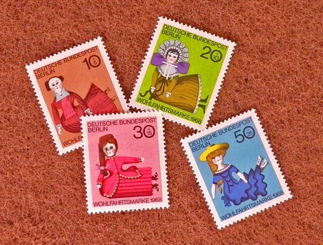 社会福祉切手（西ドイツ）セット売り 社会福祉切手（西ドイツ）セット