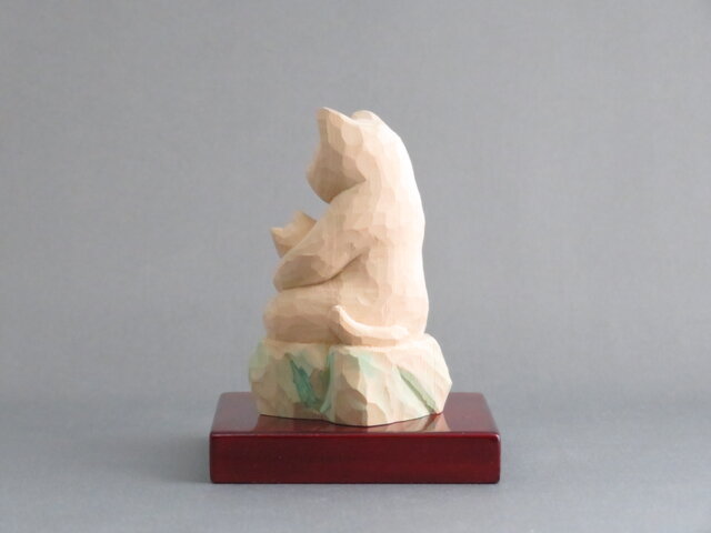 木彫り 猫鬼子母神 猫仏1909 | iichi 日々の暮らしを心地よくする