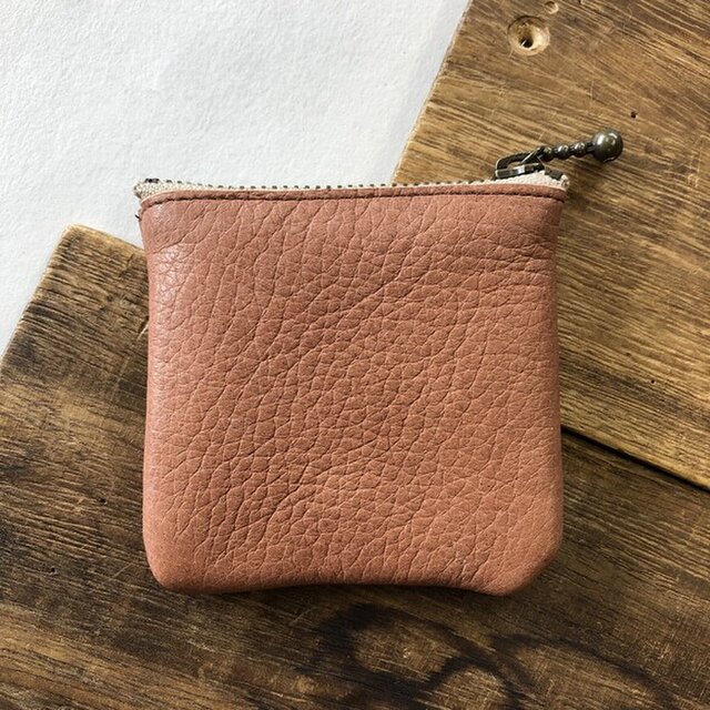 天然日本鹿革のポーチ(ミニ) | iichi 日々の暮らしを心地よくする