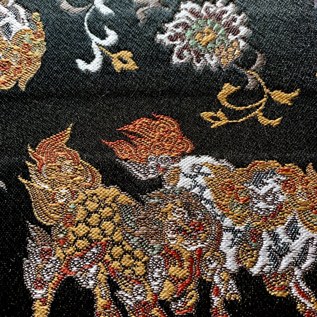 唐獅子牡丹錦帖』 国宝『唐獅子屏風図』 狩野永徳 金襴織物御朱印帳 B6