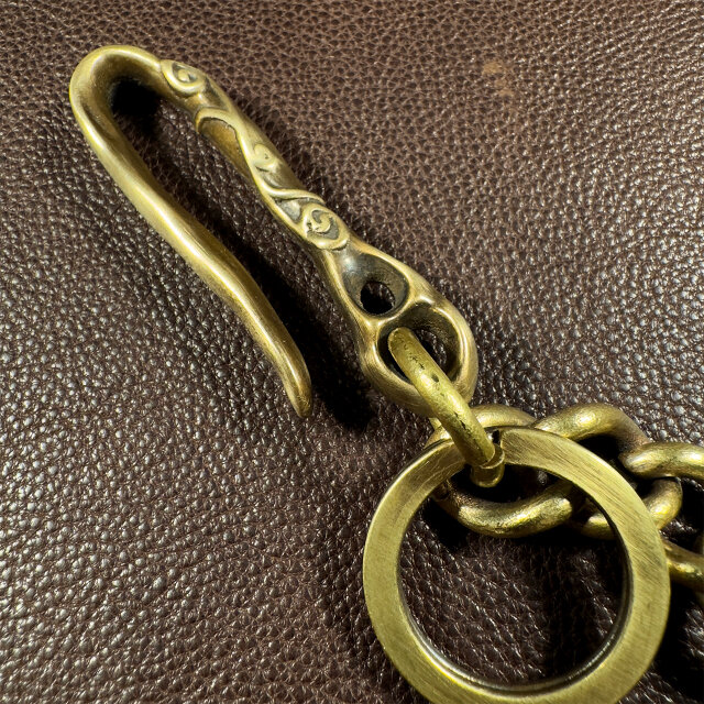 ヴィンテージ感漂う喜平ウォレットチェーン｜エイジング加工済み